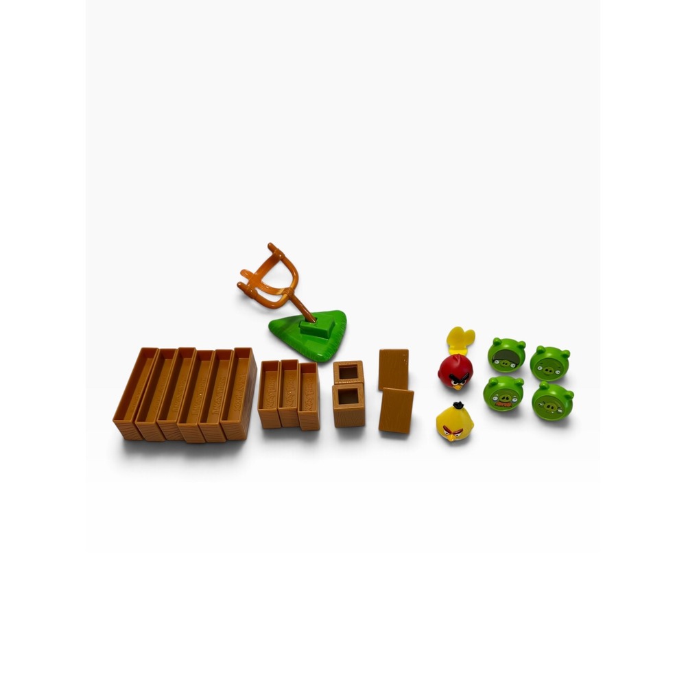 Angry Birds Knock On Wood Replacement Pieces Slingshot Blocks Figures Piggies